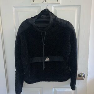 Adidas Black Fleece Sherpa Hoodie